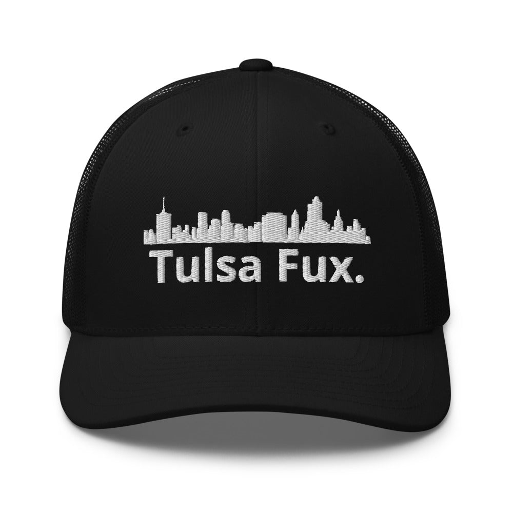 Tulsa Fux Trucker Cap (Skyline White)