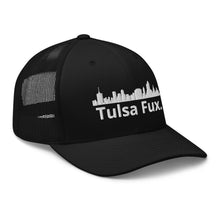 Load image into Gallery viewer, Tulsa Fux Trucker Cap (Skyline White)
