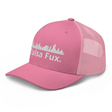 Load image into Gallery viewer, Tulsa Fux Trucker Cap (Skyline White)
