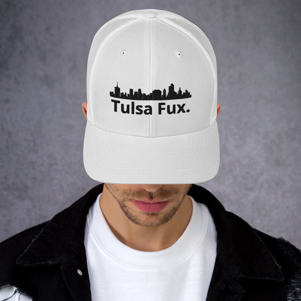 Tulsa Fux Trucker Cap (Skyline Black)