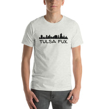 Load image into Gallery viewer, Tulsa Fux Short-Sleeve Unisex Tee (Skyline Black)
