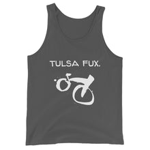 Load image into Gallery viewer, Tulsa Fux Unisex Tank Top (Cycling Tough)
