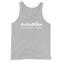 Load image into Gallery viewer, Tulsa Fux Unisex Tank Top (Skyline White)
