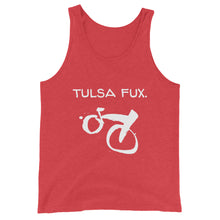 Load image into Gallery viewer, Tulsa Fux Unisex Tank Top (Cycling Tough)
