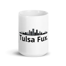 Load image into Gallery viewer, Tulsa Fux White Glossy Morning Mug
